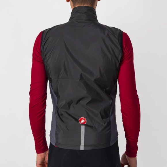 Castelli Squadra Stretch Vest Ripstop Packable Best Black Size Medium